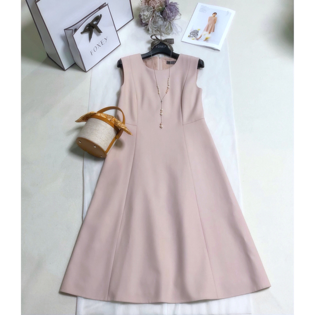 フォクシー《Dress Felicite》アンティークベージュ 38-