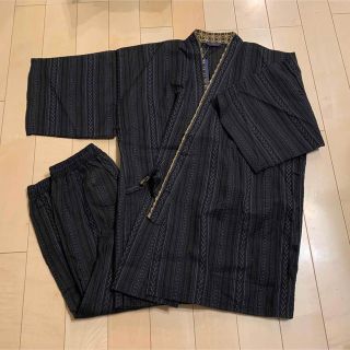 ⭐︎新品　甚平　縦縞　L ルームウェア(浴衣)