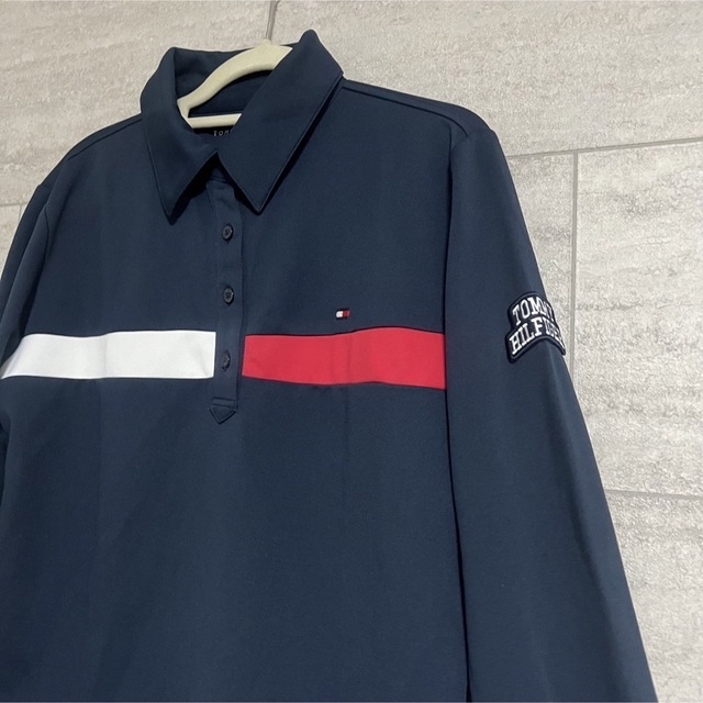 TOMMY HILFIGER(トミーヒルフィガー)の美品 TOMMY HILFIGAR GOLF レディース ゴルフウェア 長袖 L スポーツ/アウトドアのゴルフ(ウエア)の商品写真