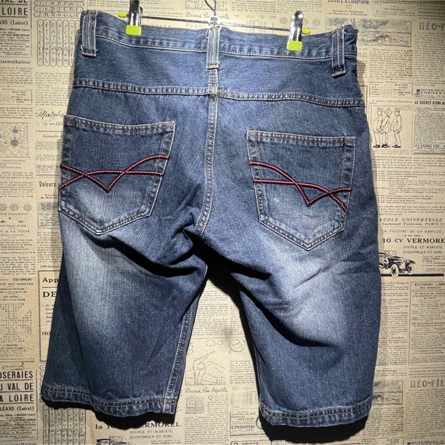 Hanes(ヘインズ)のHanes ヘインズ デニムショートパンツ size L メンズのパンツ(ショートパンツ)の商品写真