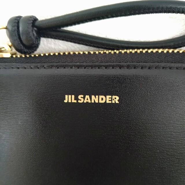 Jil Sander(ジルサンダー)のジルサンダー レザー ロゴ L字ファスナー 財布 レディースのファッション小物(財布)の商品写真