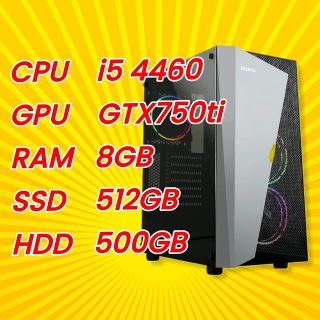 ゲーミングPC】Corei3/1660S/新品SSD250GB/新品ケースの通販 by ねこ