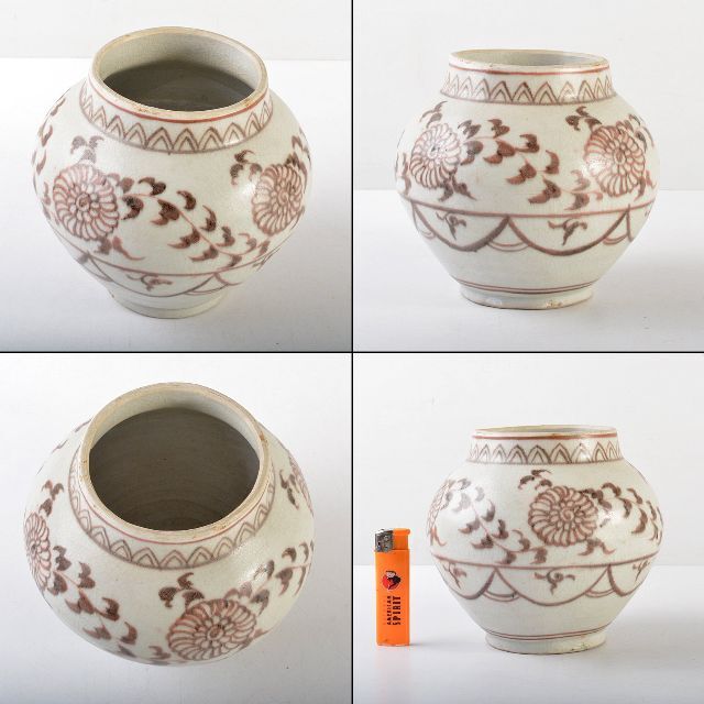中国 釉裏紅 花卉文壷 N R5781 | www.workoffice.com.uy