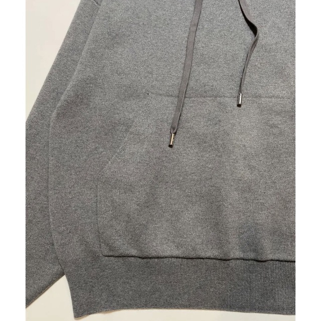 美品 CABaN コットンカシミヤ プルオーバーパーカ M グレーの通販 by