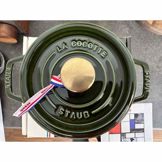ストウブ鍋 レア オリーブ16cm-