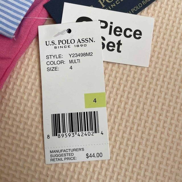 U.S. POLO ASSN.(ユーエスポロアッスン)のUS PORO 上下セット　4T キッズ/ベビー/マタニティのキッズ服女の子用(90cm~)(Tシャツ/カットソー)の商品写真