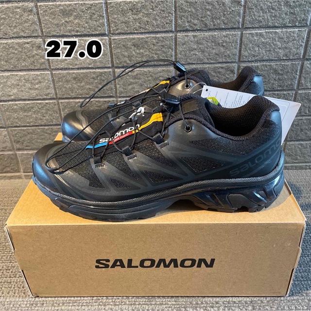 【新品】Salomon XT-6  新品未使用 BLACK 27.0cm