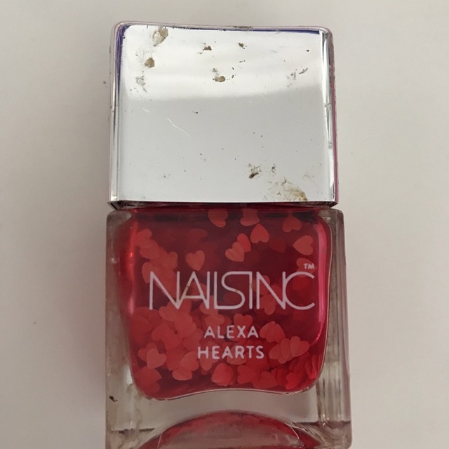 Sephora(セフォラ)のネイルズインク　Nails Incマニキュア【ラメ入り】赤　レッド コスメ/美容のネイル(マニキュア)の商品写真