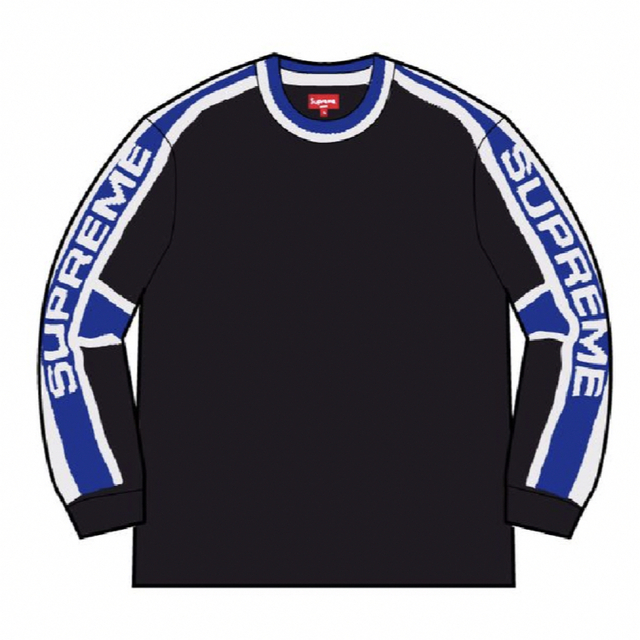 Supreme Stripe Chenille Sweater Black M