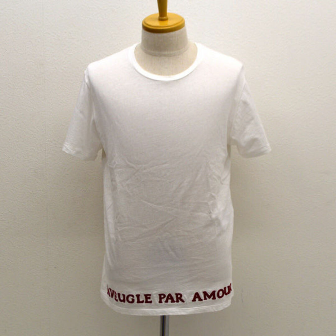 Gucci - GUCCI / グッチ ◇Tシャツ 刺繍 ホワイト レッド AMOUR 422731