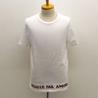 グッチ(Gucci)のGUCCI / グッチ ◆Tシャツ 刺繍 ホワイト レッド AMOUR 422731 【メンズ/MEN/男性/ボーイズ/紳士】 ブランド  [0220347689](Tシャツ/カットソー(半袖/袖なし))