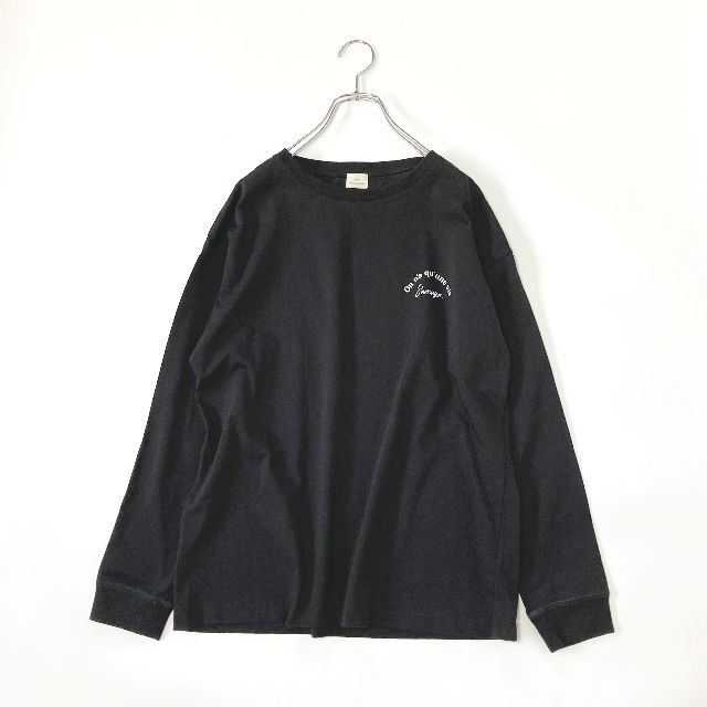 UNITED ARROWS green label relaxing(ユナイテッドアローズグリーンレーベルリラクシング)のgreen label relaxing　　ロゴプリントロングスリーブカットソー レディースのトップス(カットソー(長袖/七分))の商品写真