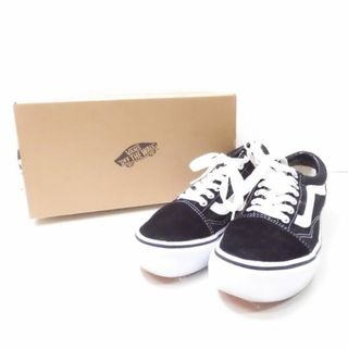 ヴァンズ(VANS)の美品 VANS ヴァンズ OLD SKOOL PLAT オールドスクール スニーカー 1点 ブラック 24.5cm V36 PLAT レディース AY3598C (スニーカー)