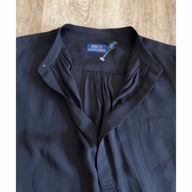 POLO RALPH LAUREN(ポロラルフローレン)のPOLO ラルフローレン　シャツ　シルクシャツ　米国購入　新品 レディースのトップス(シャツ/ブラウス(長袖/七分))の商品写真