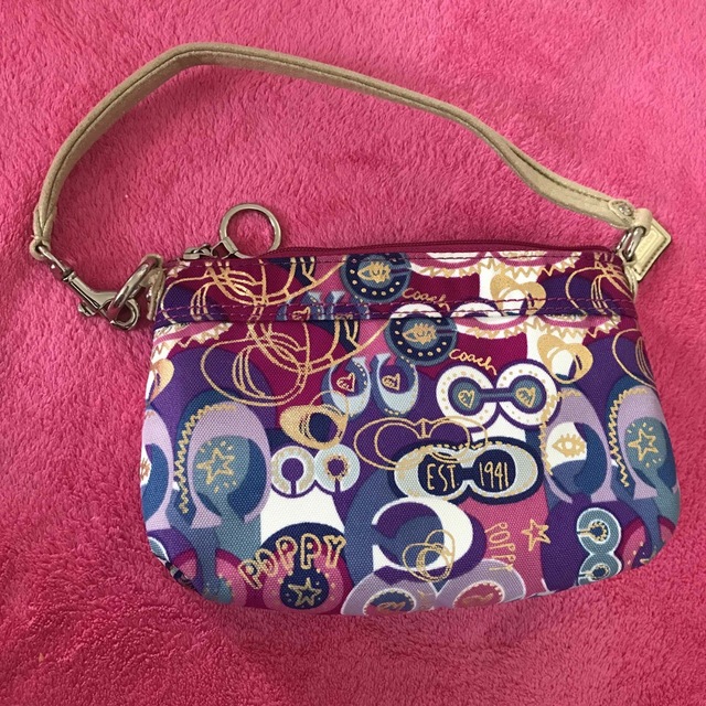 COACH pappyコーチ ショルダーバッグミニトートバッグ♥︎レアラメ可愛い