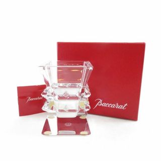 美品 Baccarat バカラ コロンビーヌ ベース 1点 クリア クリスタル