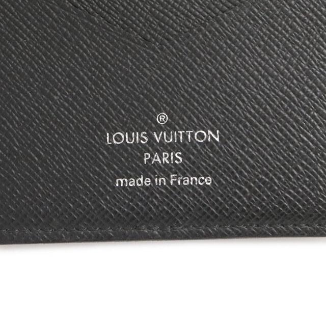 ルイ ヴィトン ポルトフォイユ パンス 二つ折り財布 ダミエグラフィット ブラック 黒 N41623 イニシャル入り LOUIS VUITTON 6