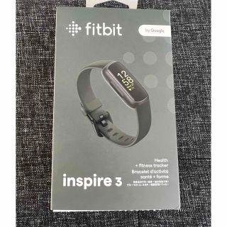 グーグル(Google)のFitbit inspire3 黒　中古(トレーニング用品)