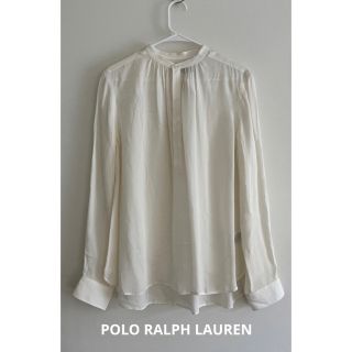 ポロラルフローレン(POLO RALPH LAUREN)のPOLO ラルフローレン　シルクシャツ　シャツ　小さめサイズ　米国購入　新品(シャツ/ブラウス(長袖/七分))