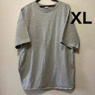 ジーユー(GU)のGU 裾スリット　ラウンドライン　Tシャツ　ジーユー(その他)