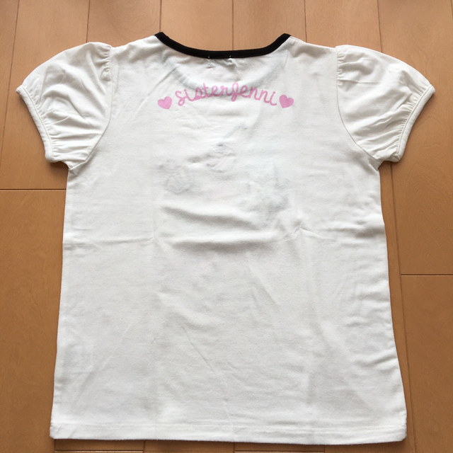 JENNI(ジェニィ)のJENNI ジェニィ　 Tシャツ（150）白×黒（小さめ） キッズ/ベビー/マタニティのキッズ服女の子用(90cm~)(Tシャツ/カットソー)の商品写真