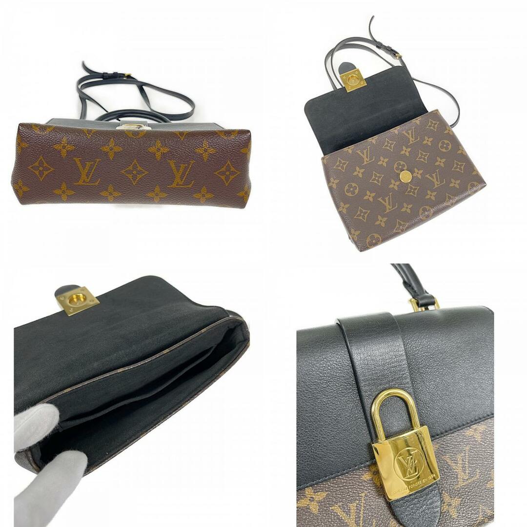 【ABランク】LOUIS VUITTON ルイヴィトン モノグラム ロッキーBB 2wayバッグ M44141 ブラック ゴールド金具【ISEYA】