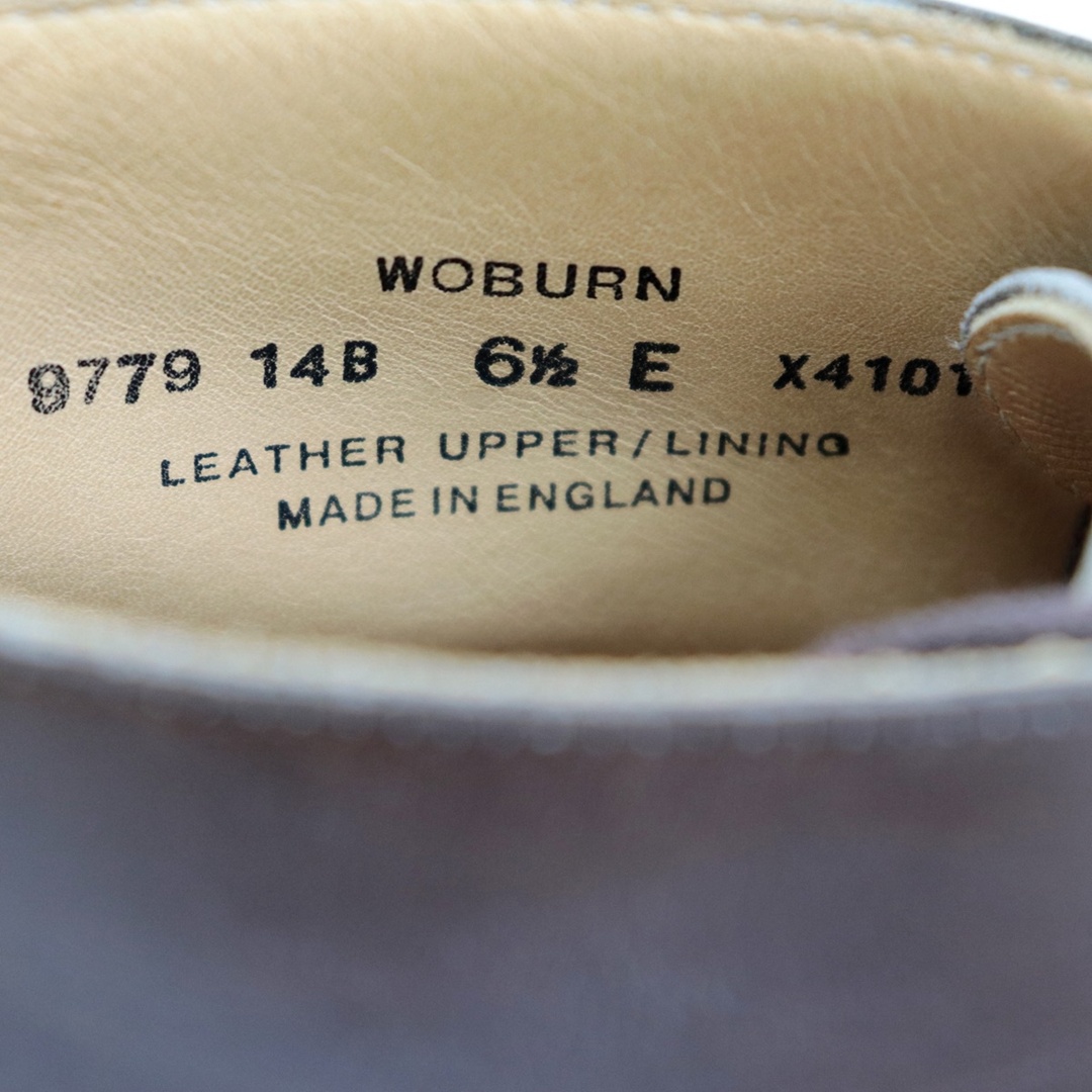 約28cmアウトソール横クロケット&ジョーンズ WOBURN ウーバン レザー チャッカブーツ メンズ 茶 6.5E CROCKETT&JONES