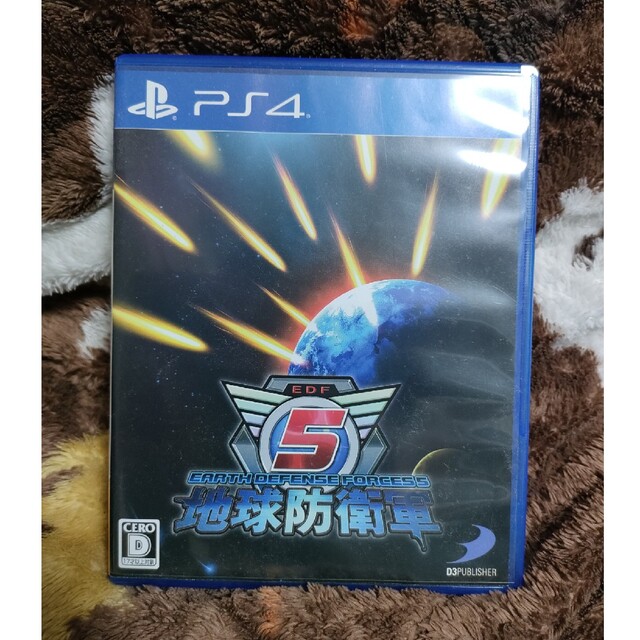 PlayStation4(プレイステーション4)の地球防衛軍5 PS4 エンタメ/ホビーのゲームソフト/ゲーム機本体(家庭用ゲームソフト)の商品写真