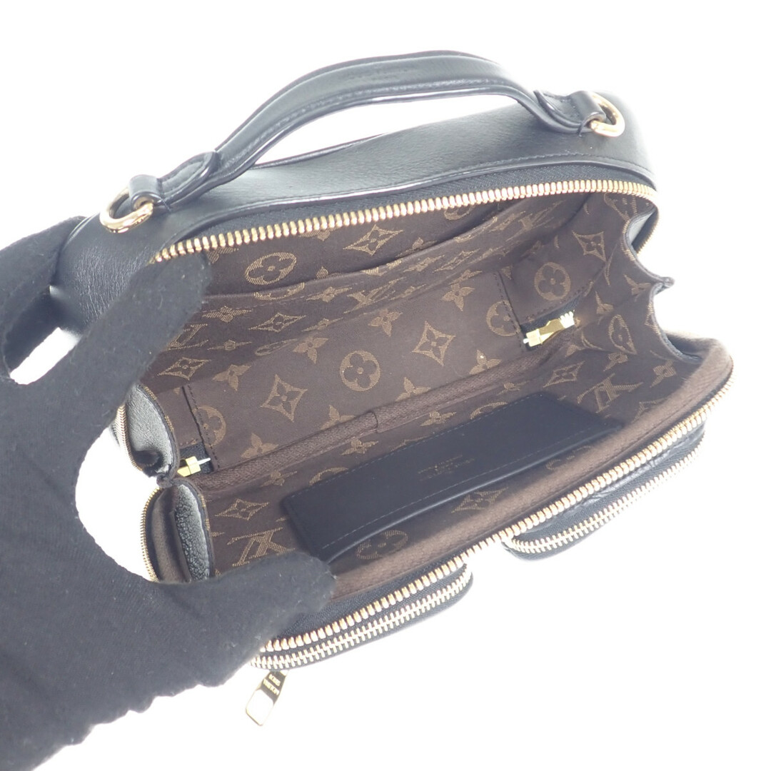 【ABランク】LOUIS VUITTON ルイヴィトン ユーティリティ・クロスバッグ ボディバッグ M80450 カーフスキン ブラック ゴールド金具【ISEYA】