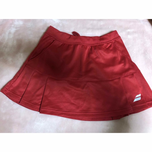 Babolat(バボラ)のBabolat  バボラスコート　ポケット2つ　赤 レディースのスカート(ミニスカート)の商品写真
