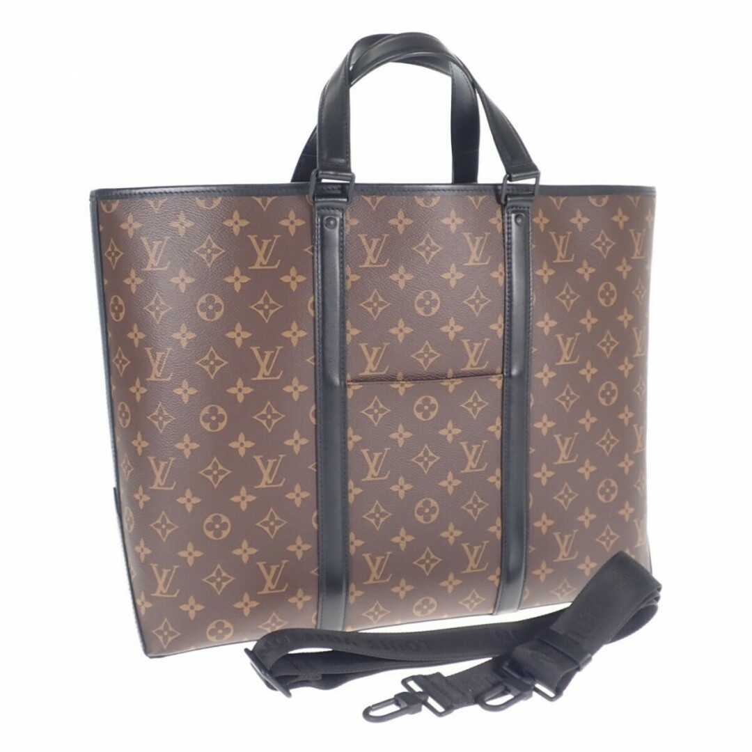 LOUIS VUITTON(ルイヴィトン)の【中古】【Aランク】LOUIS VUITTON ルイヴィトン ウィークエンドトートGM トートバッグ M45733 マカサー ブラウン系【ISEYA】 レディースのバッグ(トートバッグ)の商品写真