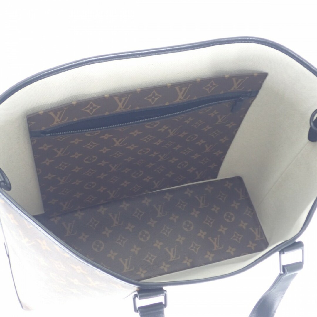 LOUIS VUITTON(ルイヴィトン)の【中古】【Aランク】LOUIS VUITTON ルイヴィトン ウィークエンドトートGM トートバッグ M45733 マカサー ブラウン系【ISEYA】 レディースのバッグ(トートバッグ)の商品写真