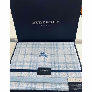 BURBERRY - BURBERRY バーバリー⭐️ハーフケット⭐️ブルー系⭐️チェック