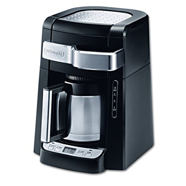 DeLonghi DCF2210TTC 10-Cup Thermal Carafe Drip Coffee Maker, Black by DeLonghi