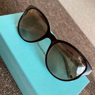 ティファニー(Tiffany & Co.)の#ティファニー#正規品#サングラス#新品未使用#ブラウンxライトブルー(サングラス/メガネ)