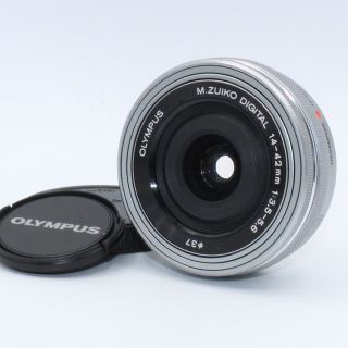 オリンパス(OLYMPUS)の傷擦れ無の極上美品❤️OLYMPUS M.ZUIKO 14-42mm EZレンズ(レンズ(ズーム))