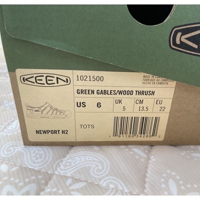 KEEN(キーン)のKEEN NEWPORT H2 13.5センチ① キッズ/ベビー/マタニティのベビー靴/シューズ(~14cm)(サンダル)の商品写真