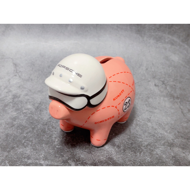 ポルシェ ピンクピッグ 陶磁器 Porsche PINK PIG 貯金箱 レア品 - 陶芸