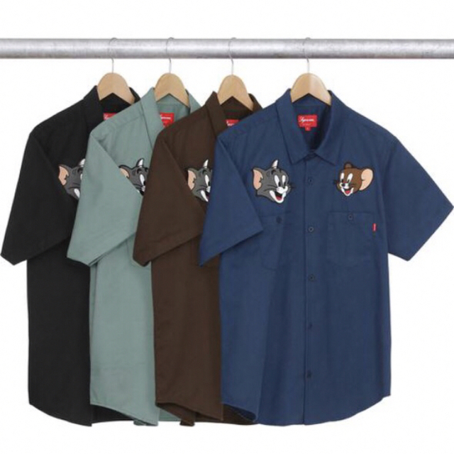 Supreme x Tom & Jerry S S Work Shirt