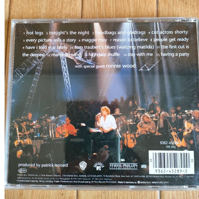 廃盤 ドイツ盤 ロッドスチュワート アンプラグド ベスト Rod Stewart エンタメ/ホビーのCD(ポップス/ロック(洋楽))の商品写真