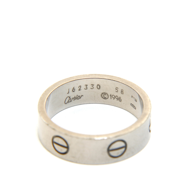 カルティエ CARTIER ラブリング WG 750 9.03g 58サイズ 18号 リング・指輪