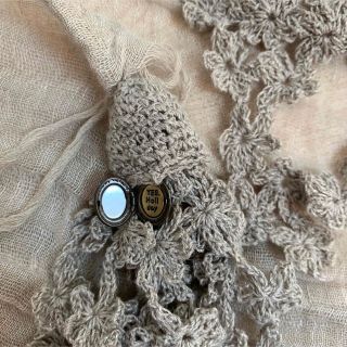 エバゴスebagos リネンコットンの刺繍ストールの通販 by Rico's shop