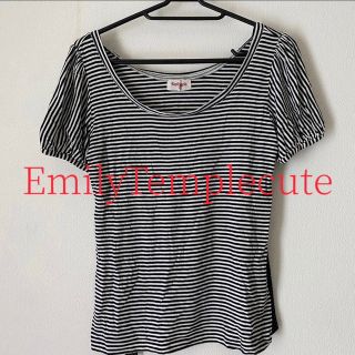 エミリーテンプルキュート(Emily Temple cute)の【美品】エミリーテンプルキュート カットソー Tシャツ　バックリボン(カットソー(半袖/袖なし))