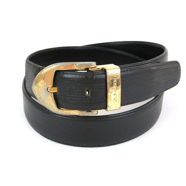 rk9531 Louis Vuitton エピ レザーベルト ブラック rk9531 Louis Vuitton エピ レザーベルト ブラック