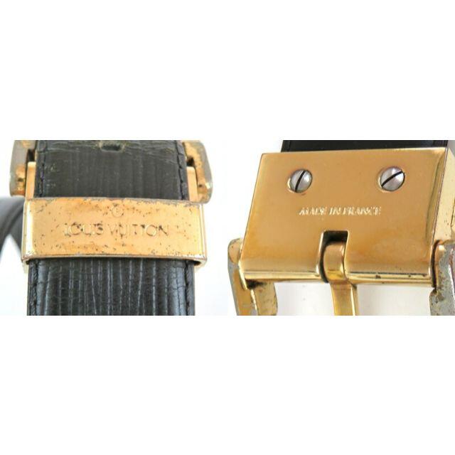 rk9531 Louis Vuitton エピ レザーベルト ブラック rk9531 Louis Vuitton エピ レザーベルト ブラック