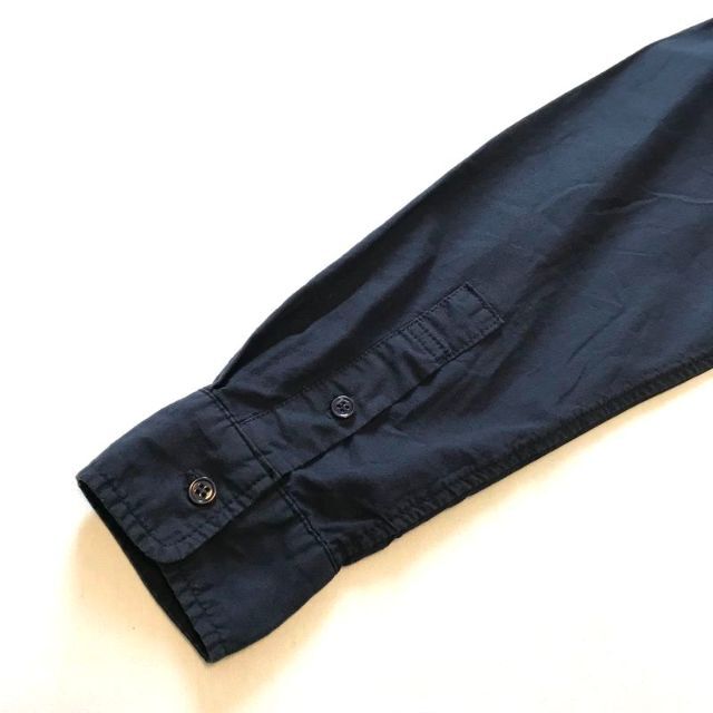 FRAMeWORK(フレームワーク)の23SS 完売 FRAMeWORK フレームワーク レギュラーカラーシャツ 紺 レディースのトップス(シャツ/ブラウス(長袖/七分))の商品写真