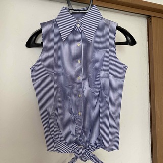 新品ノースリーブシャツ(シャツ/ブラウス(半袖/袖なし))