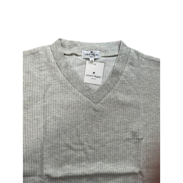 Courreges - 新品未使用 タグ付き クレージュ courreges 半袖 VネックT
