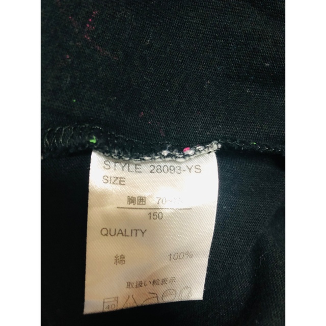 ANAP(アナップ)のＡＮＡＰ　Tシャツ　150センチ　黒 キッズ/ベビー/マタニティのキッズ服女の子用(90cm~)(Tシャツ/カットソー)の商品写真