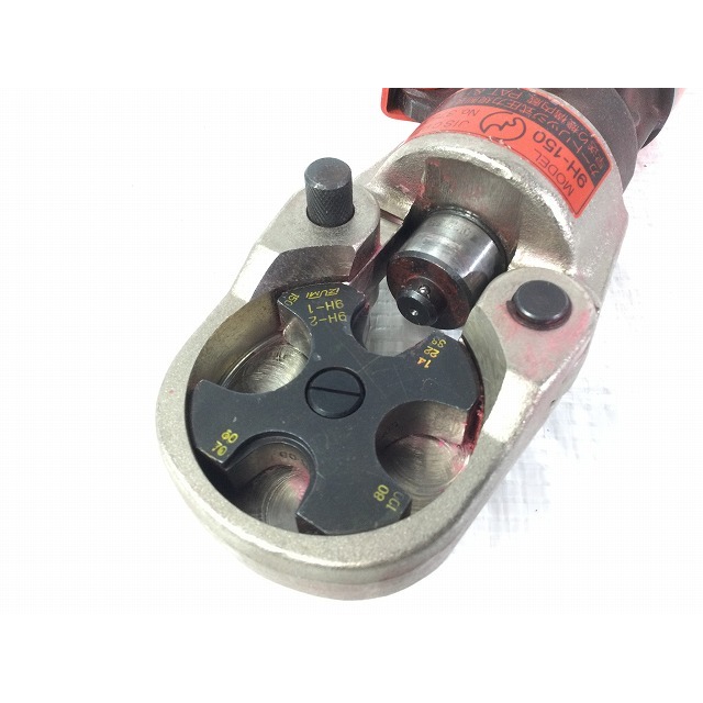 ☆中古品☆IZUMI 泉精器 手動油圧式圧着工具 9H-150 コマ付き ☆中古品☆IZUMI 泉精器 手動油圧式圧着工具 9H-150 コマ付き